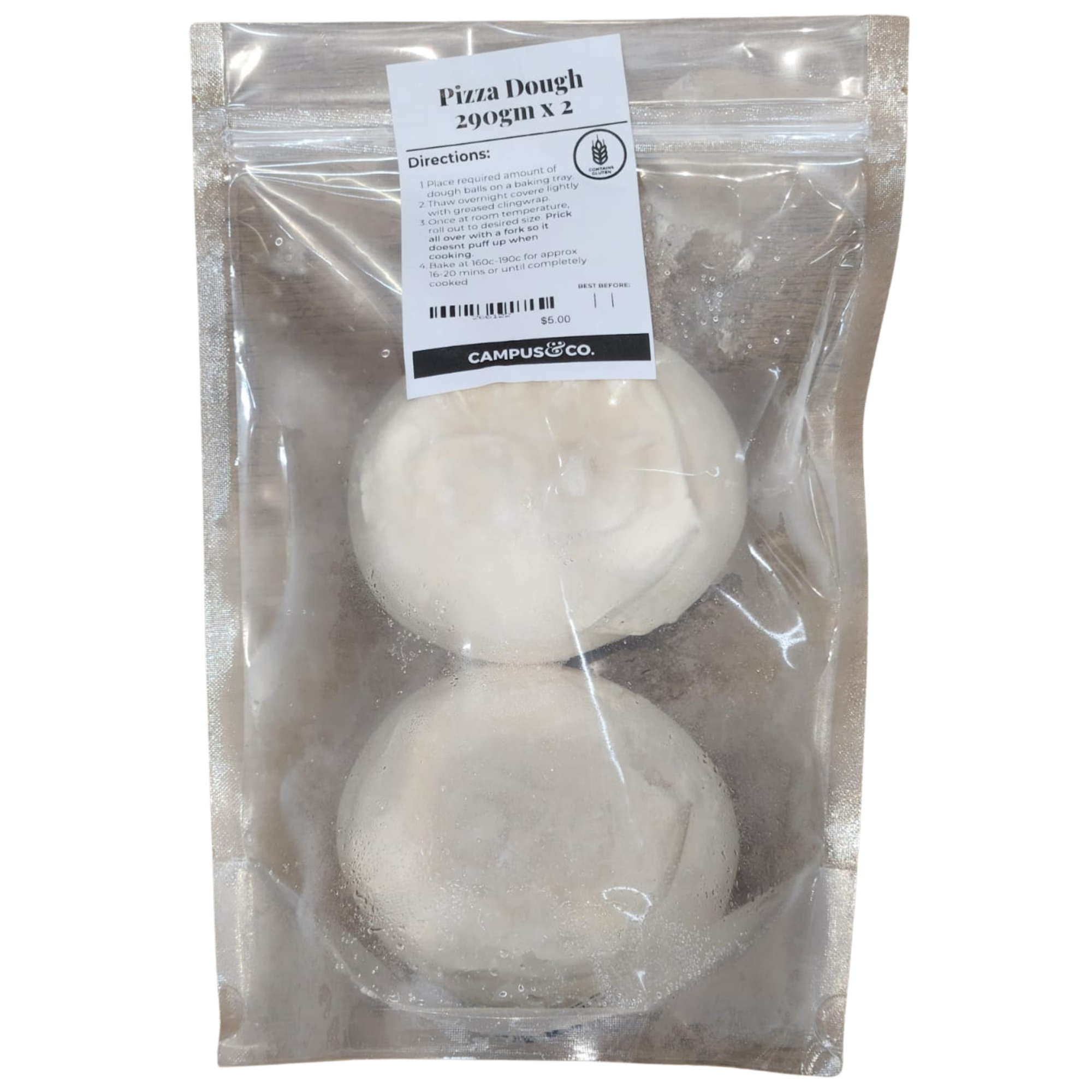 Suprima Pizza Dough 290gm x 2