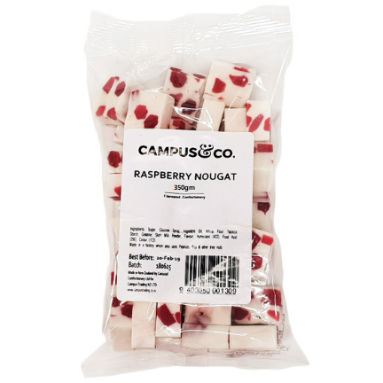 Campus&Co Raspberry Nougat 350g