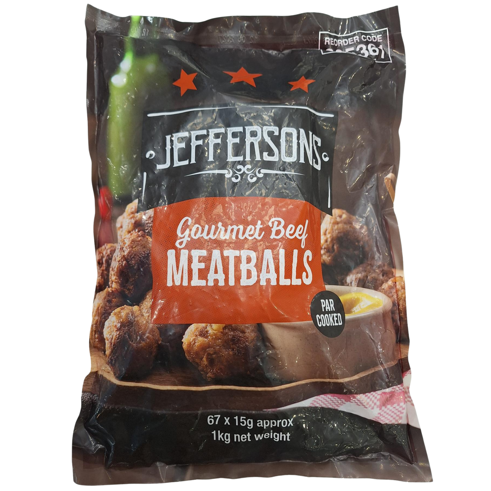 Jeffersons Gourmet Beef meatballs 1kg