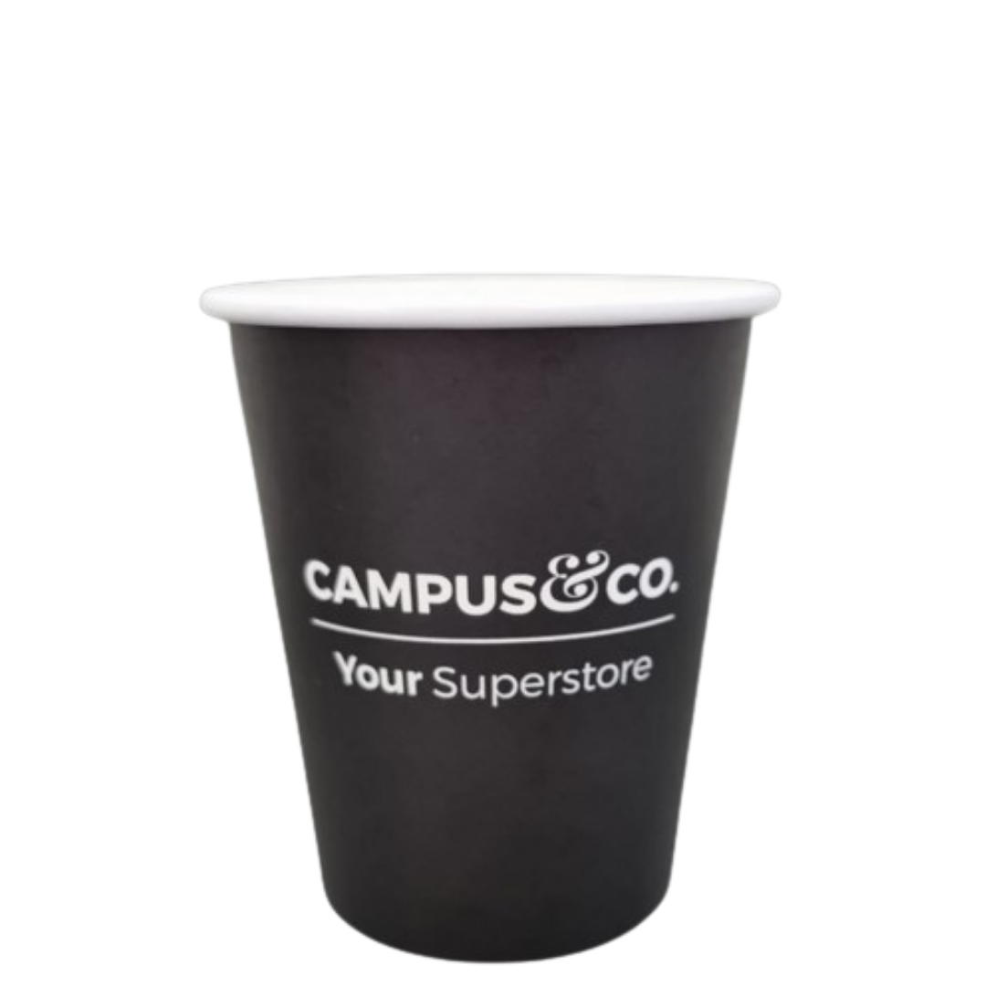 Campus&Co Single Wall Disposable Coffee Cup 8oz - BULK 1000/box