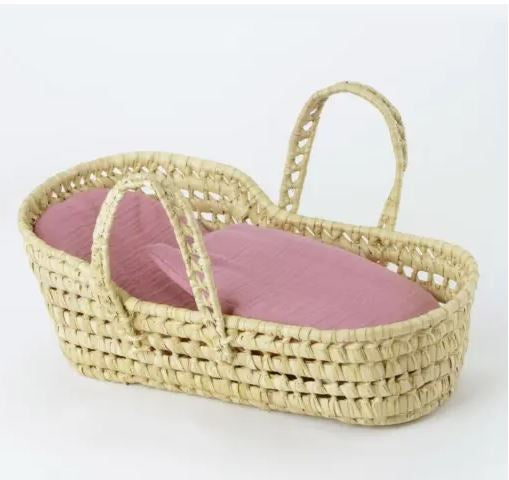 Kikadu Palm Leaves Doll Basket