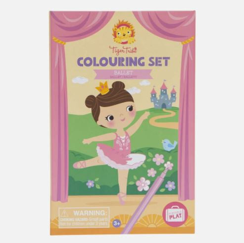 Tiger Tribe Ballet Colouring Set