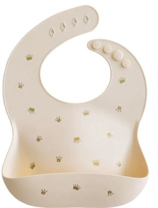 Mushie Silicone Bib Crowns