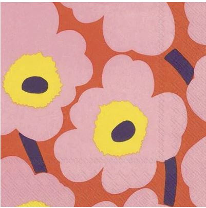 Unikko Rose Lunch Napkin