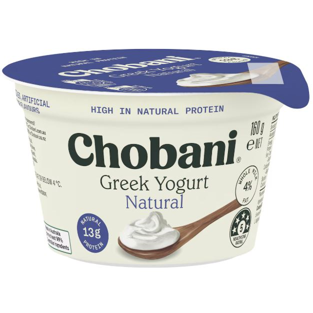 Chobani Plain Greek Yoghurt 170g