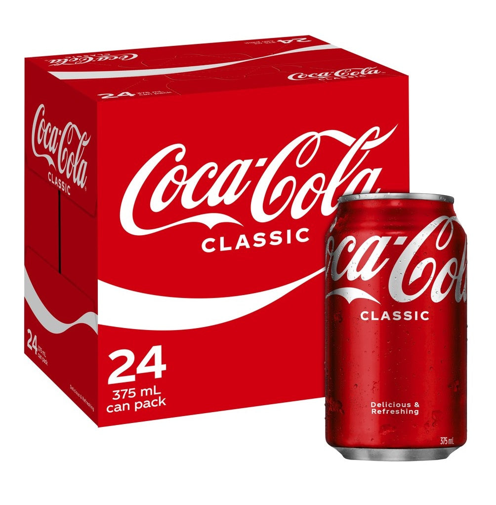 Coke Cans 375ml x 24pk