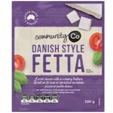 Community Co Danish Fetta Cheese 200g