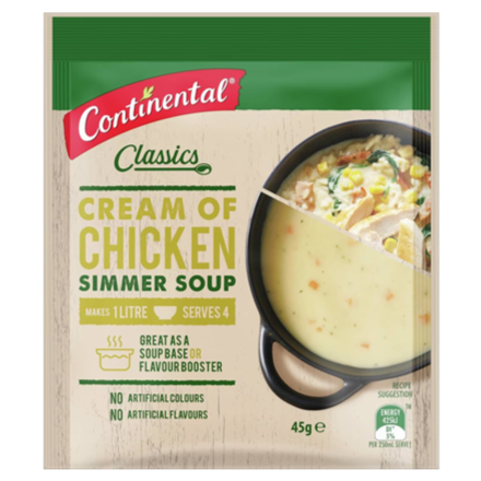 Continental Cream of Chicken Soup Mix 45g