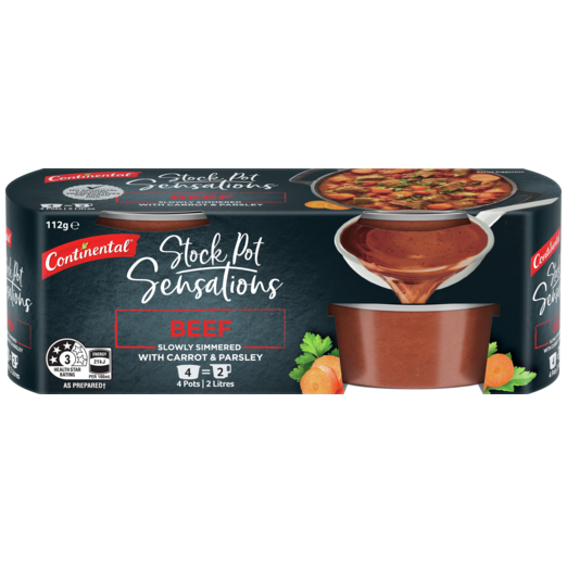 Continental Superb Stock Beef Stock Pot 4 pack 112g