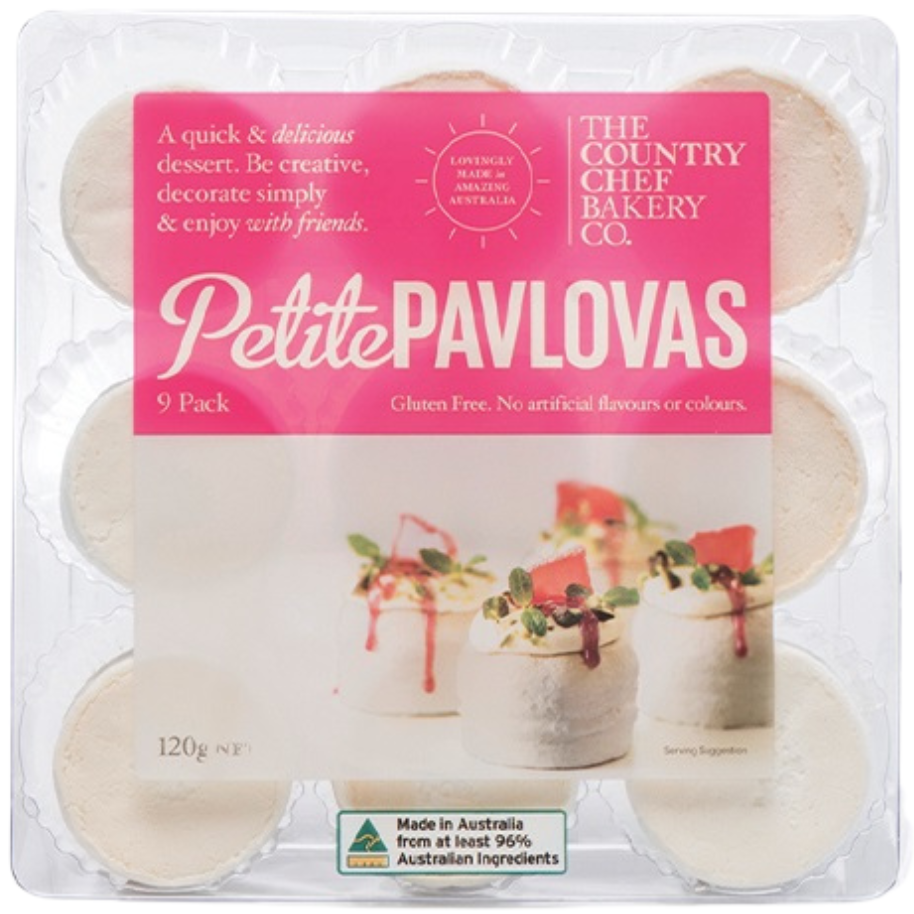 Country Chef Petite Pavlova 9pk