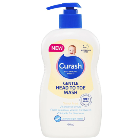 Curash Gentle Head To Toe Wash 400ml