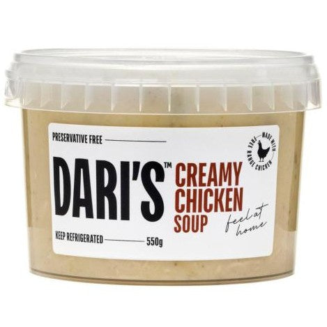 Dari's Creamy Chicken Soup 550g