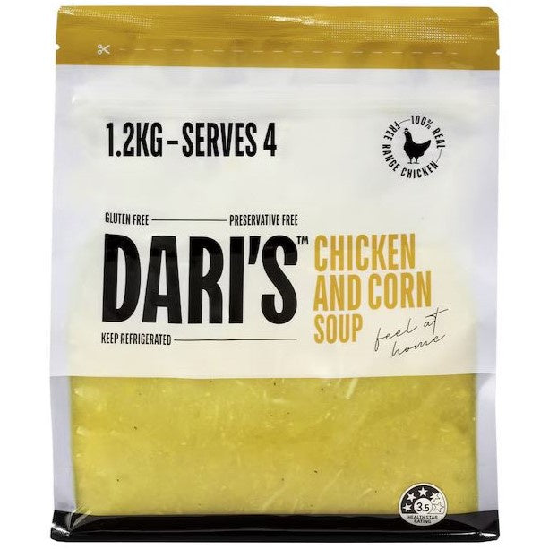Dari's Chicken and Corn Soup 1.2kg