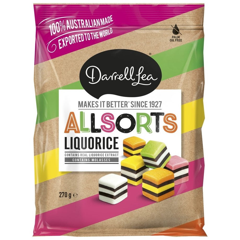 Darrell Lea Liquorice Allsorts 270g