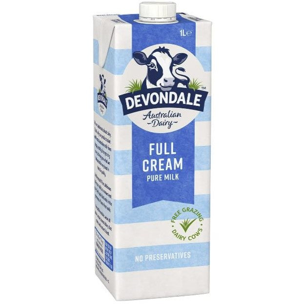 Devondale Full Cream Longlife UHT 1L