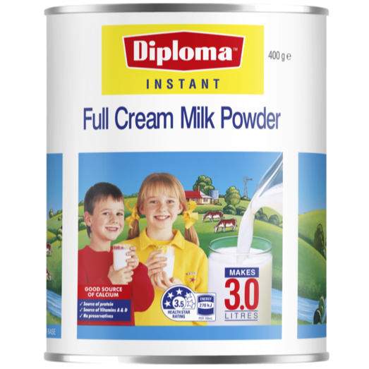 Diploma Full Cream Milk Powder 400g