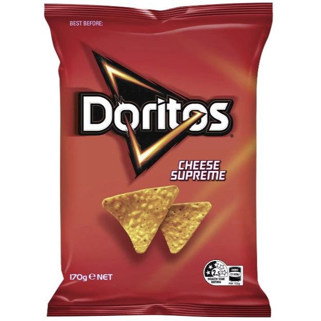 Doritos Corn Chips Cheese Supreme 170g