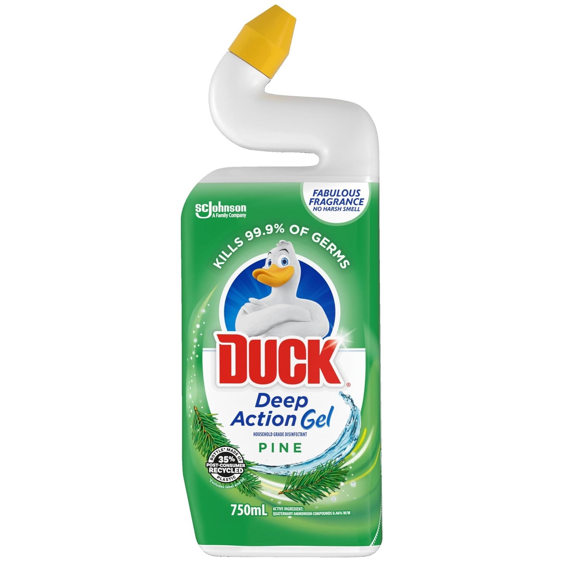 Duck Deep Action Toilet Cleaner Gel  Pine 750ml