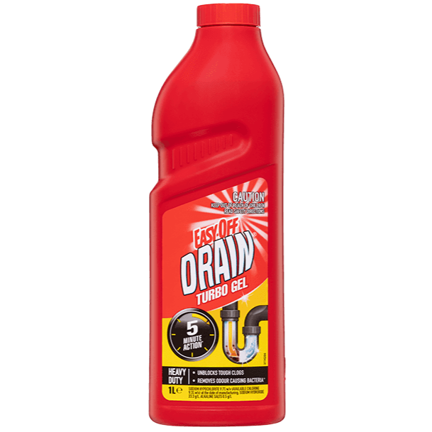 Easy Off Drain Cleaner Turbo Gel 1l