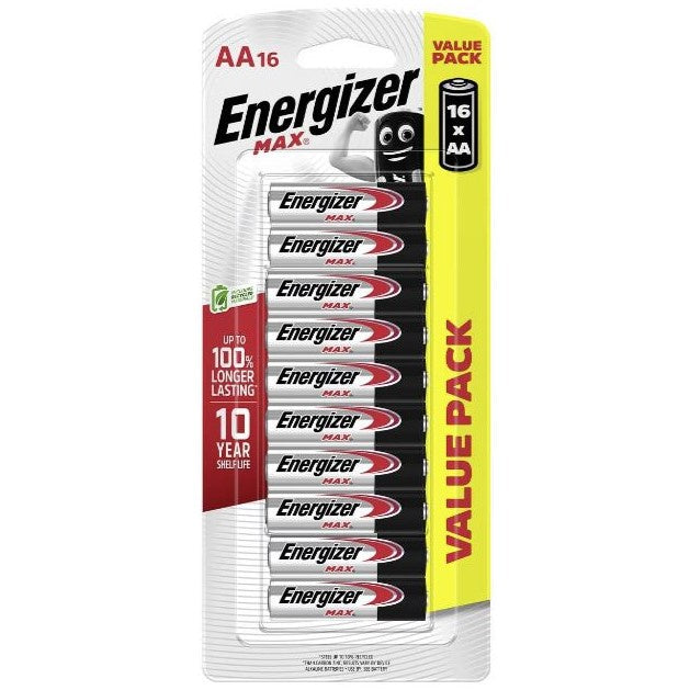 Energizer Max AA Batteries 16pk