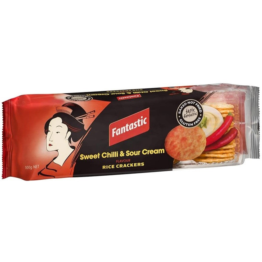 Fantastic Sweet Chilli and Sour Cream Rice Cracker 100g