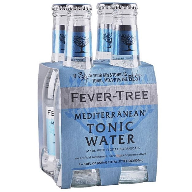 Fever Tree Mediterranean Tonic Water 4x200ml