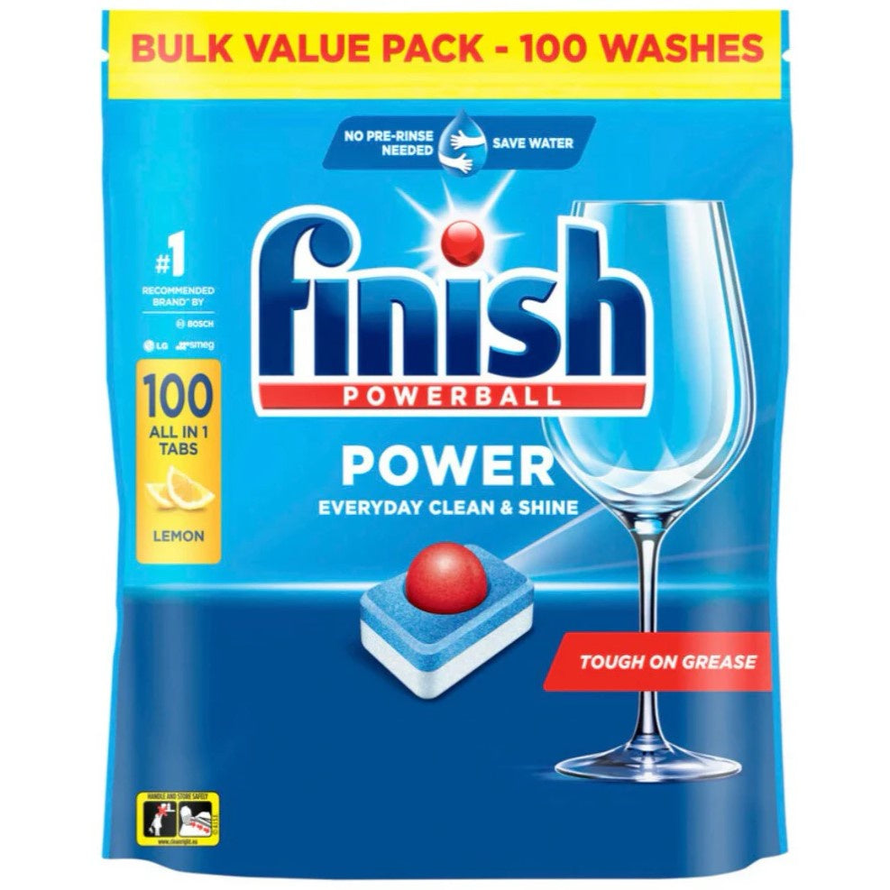 Finish Power All In 1 Dishwasher Tablets  100 pack