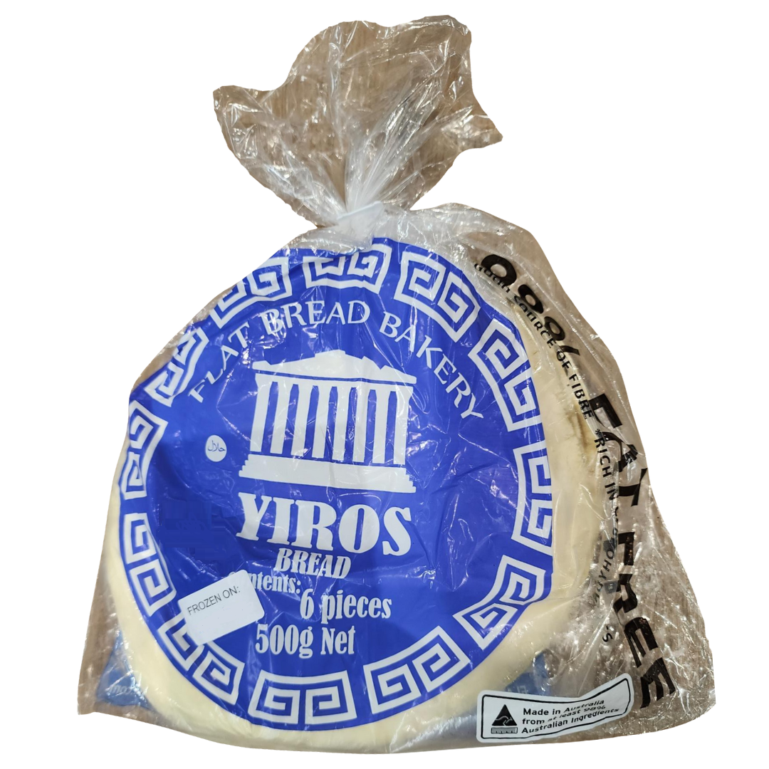 Flat Bread Bakery Yiros Bread (6pk) 500g