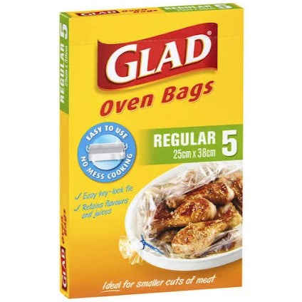 Glad Oven Bag Regular 5pk