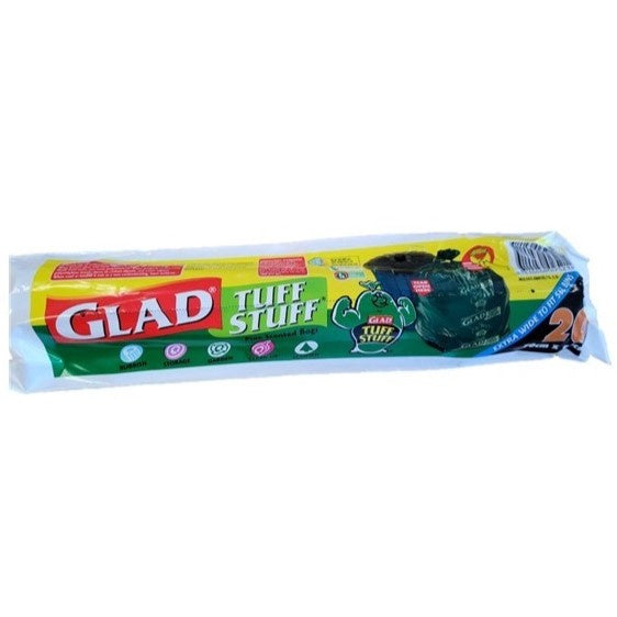 Glad Garbage Bag Tuff Stuff Roll 56L 20 Pack