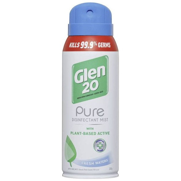 Glen 20 Disinfectant Mist Spray Fresh Waters Fragrance  283g