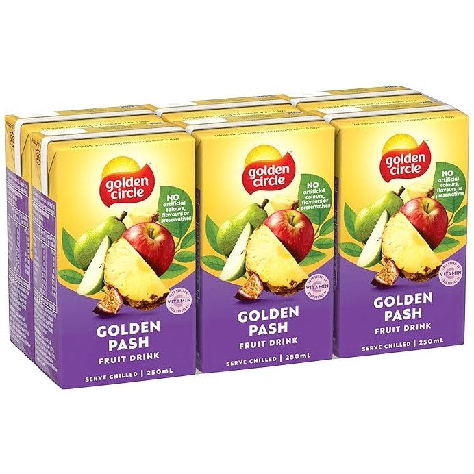 Golden Circle  Golden Pash Juice Box 250ml x 6pk