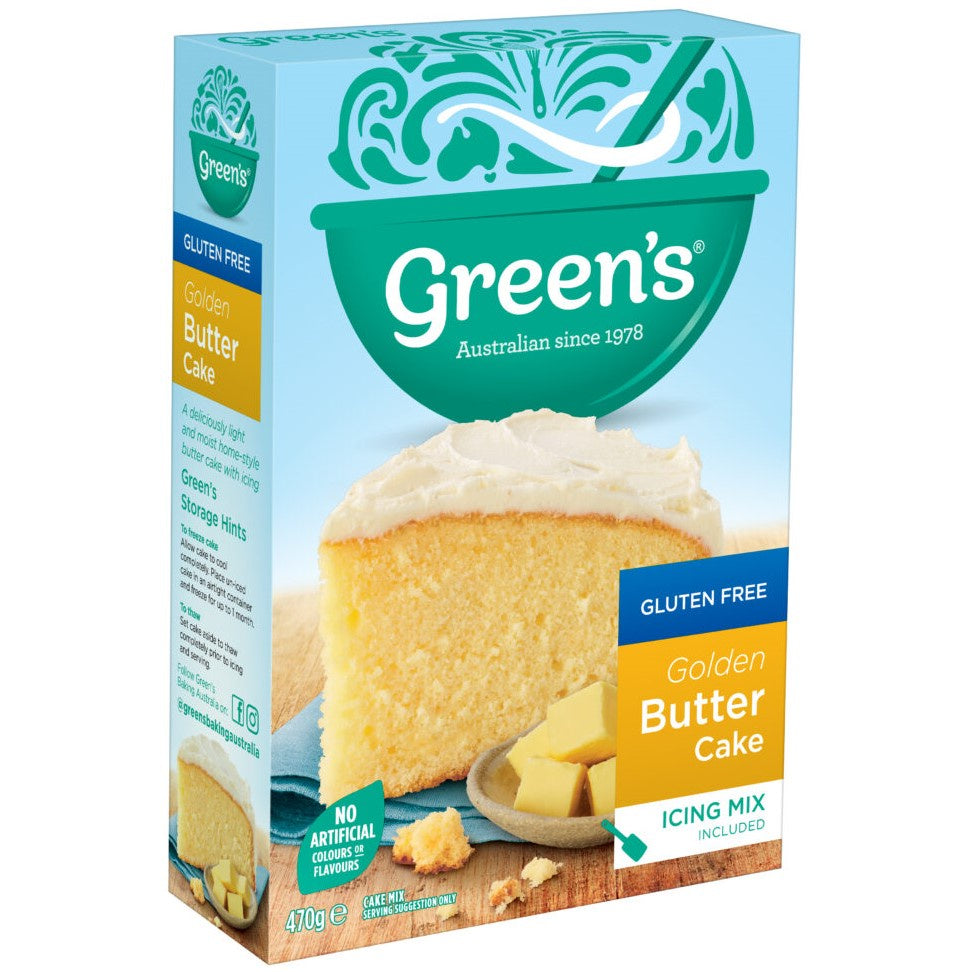 Green's Gluten Free Buttercake Mix 470g