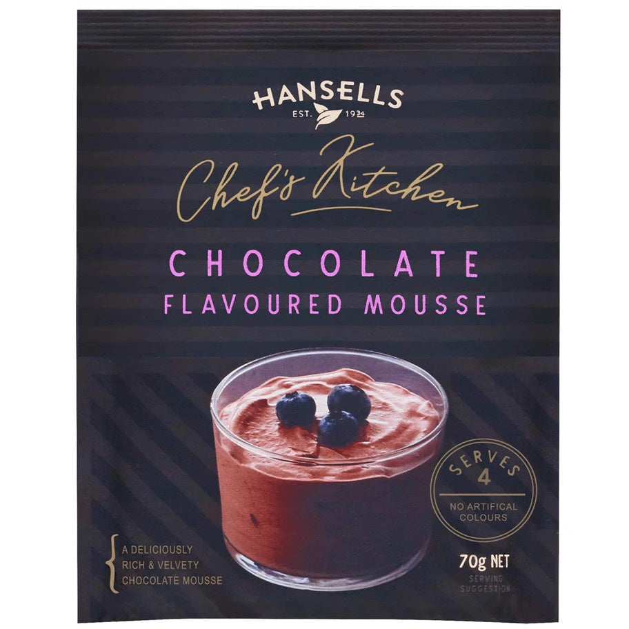 Hansells Chef's  Kitchen Chocolate Flavoured Mousse 70g