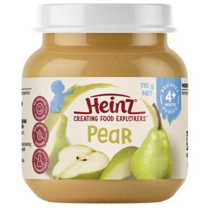 Heinz Baby Food Pear Puree 4+ Months 110g