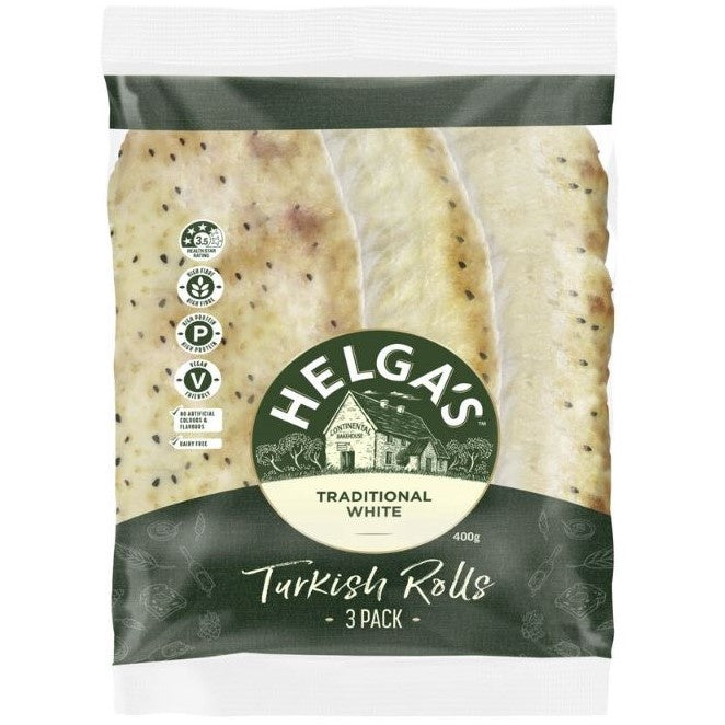 Helgas's Turkish White Roll - 3 pk