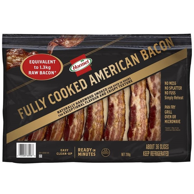 Hormel Fully Cooked American Bacon  298g