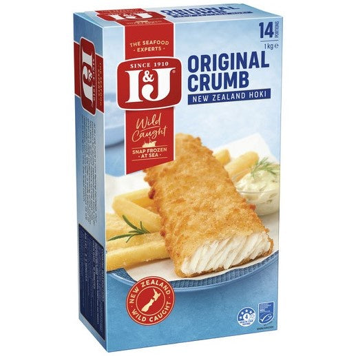 I & J  Original Crumbed Fish 1kg