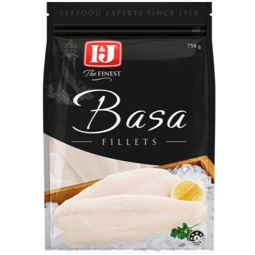 I & J Basa Fillets 750g