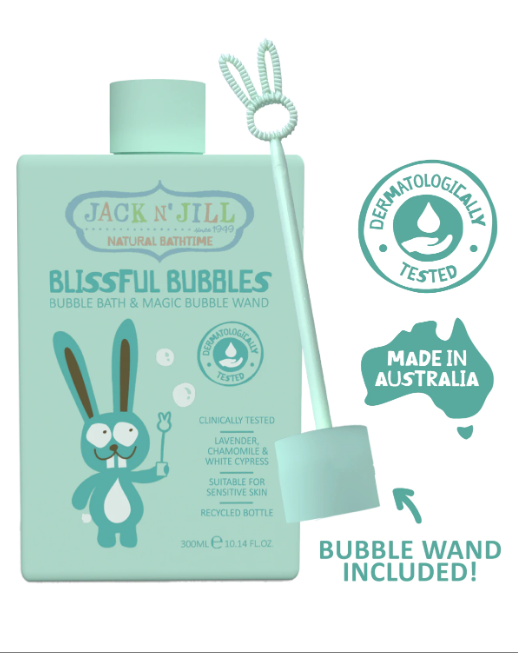 Jack N Jill Bubble Bath - 300ml - Blissful Bubbles - Green