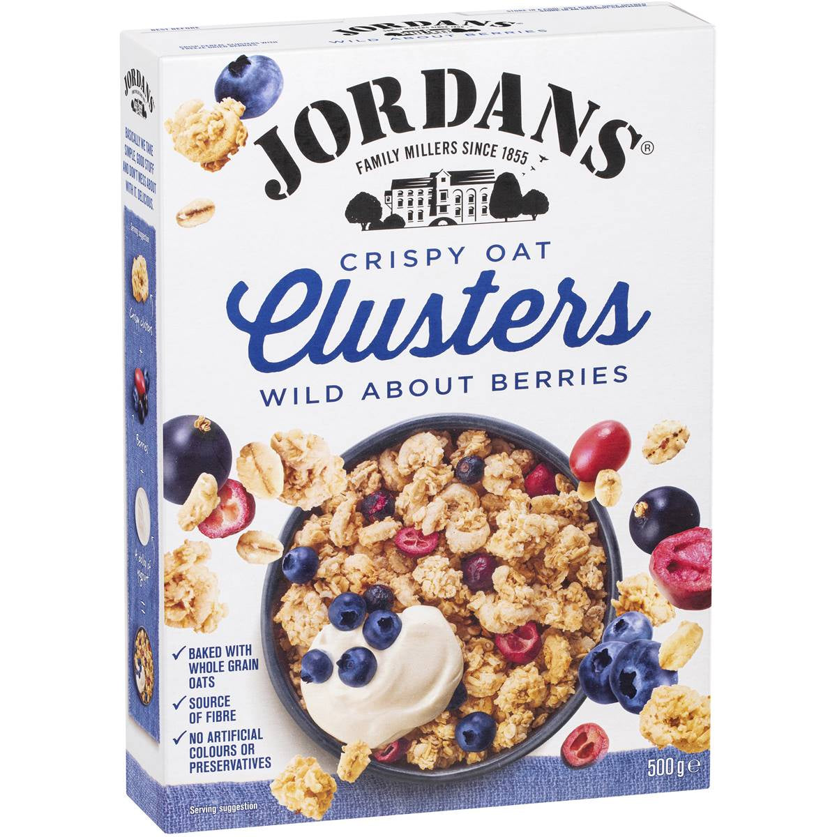 Jordans Oat Clusters Wildberry 500g