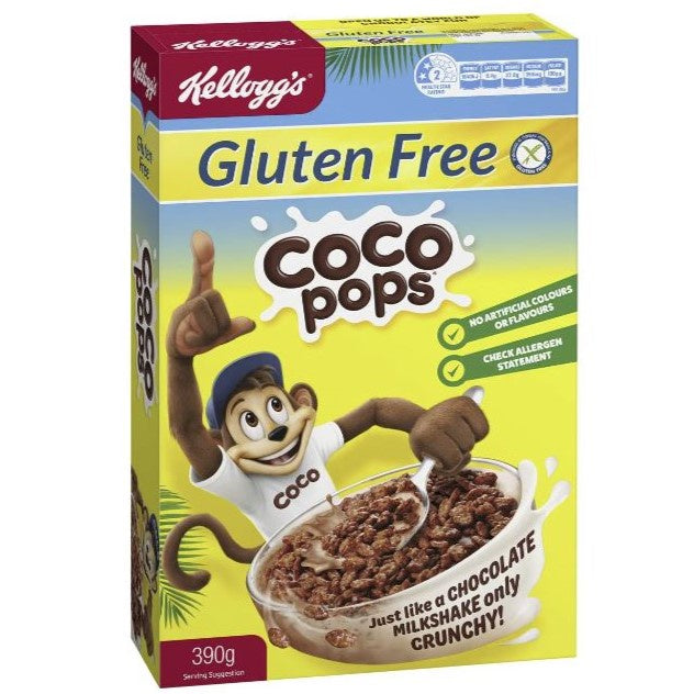 Kelloggs Coco Pops Gluten Free 390g