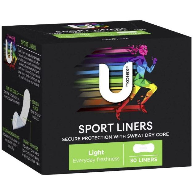 U By Kotex Liners Sport 30pk