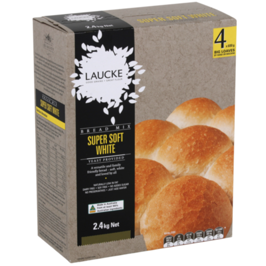 Laucke Super Soft White Bread Mix 2.4kg