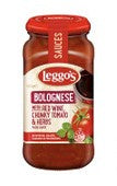 Leggo's Bolognese With Red Wine Pasta Sauce 500g