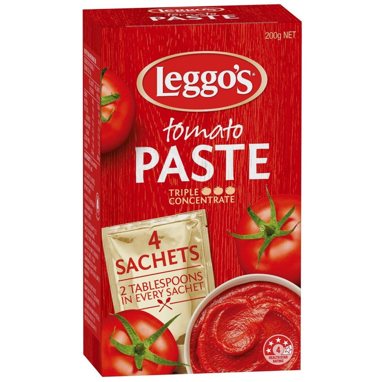 Leggo's Tomato Paste Satchets 4x 50g