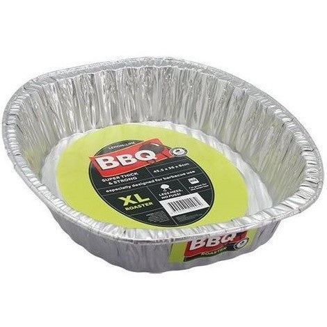 Lemon&Lime Foil Roasting Tray Oval Heavy Duty 46x36x8.5cm