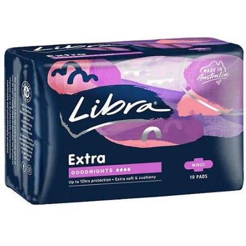 Libra Pads Extra Goodnights 10 pack