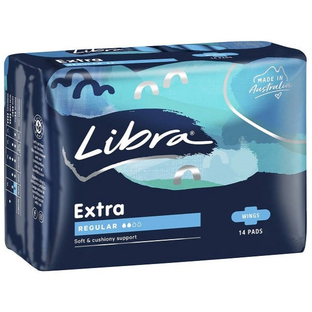 Libra Pads Extra Wings Regular 14 Pack