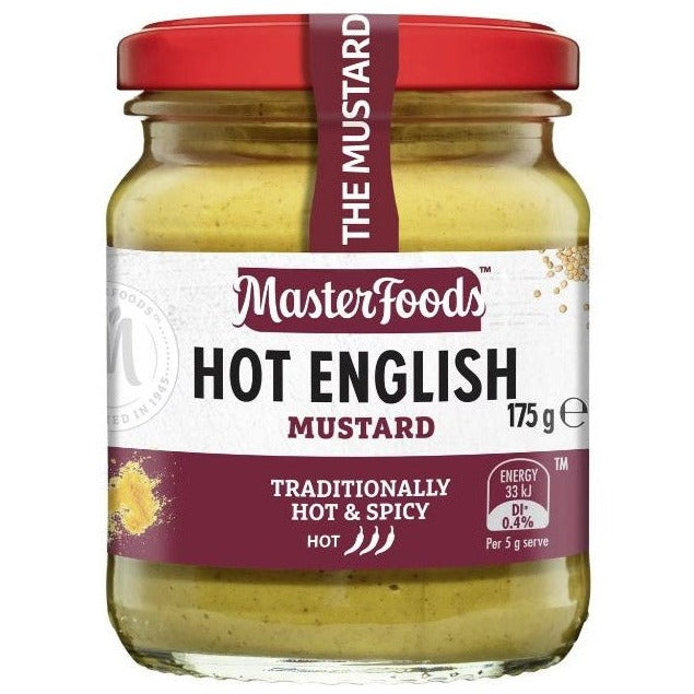 Masterfoods Hot English Mustard 175g